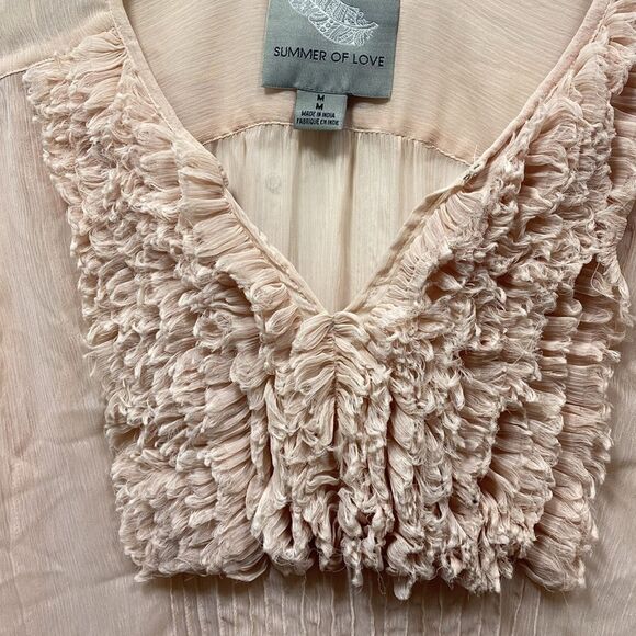 Summer of Love Sheer Blouse Medium - Picture 4 of 6